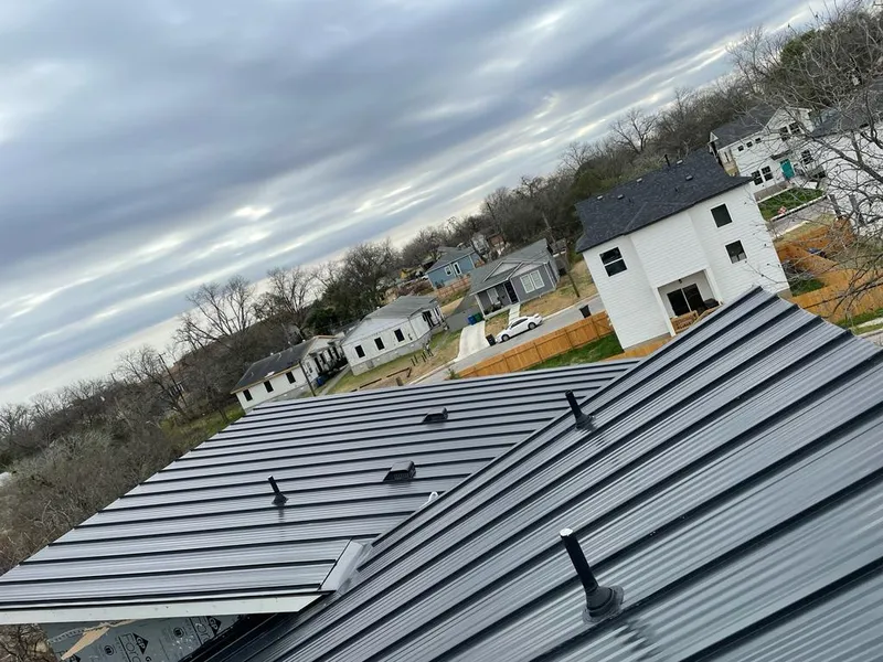 Standing seam metal roof panels with vents for Skylight Repair in Chestnut Ridge